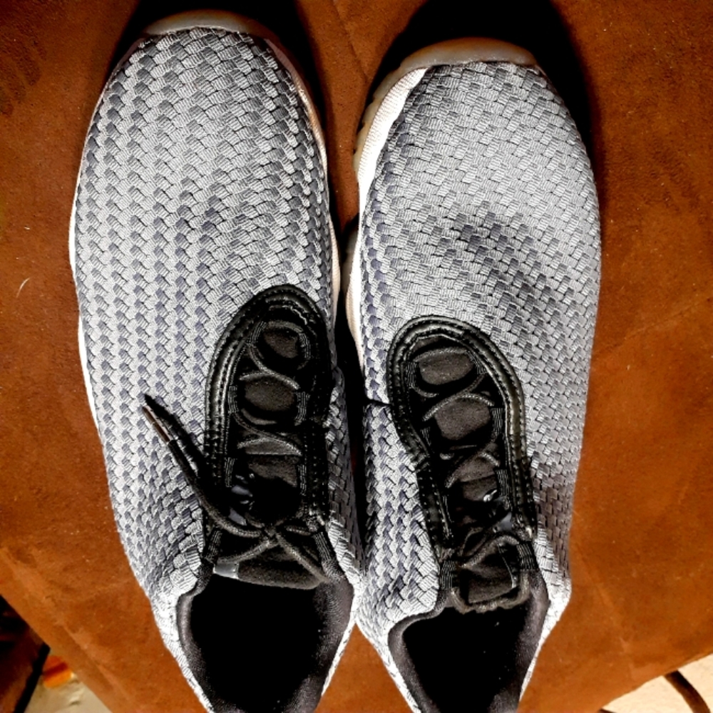 Men size 8 Gray Future Jordans.